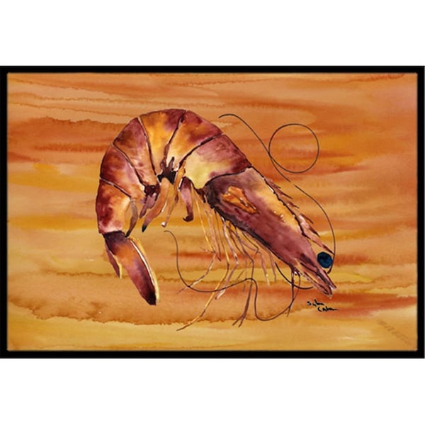 Carolines Treasures Shrimp Indoor Or Outdoor Mat - 18 x 27 in. 8140-MAT - main